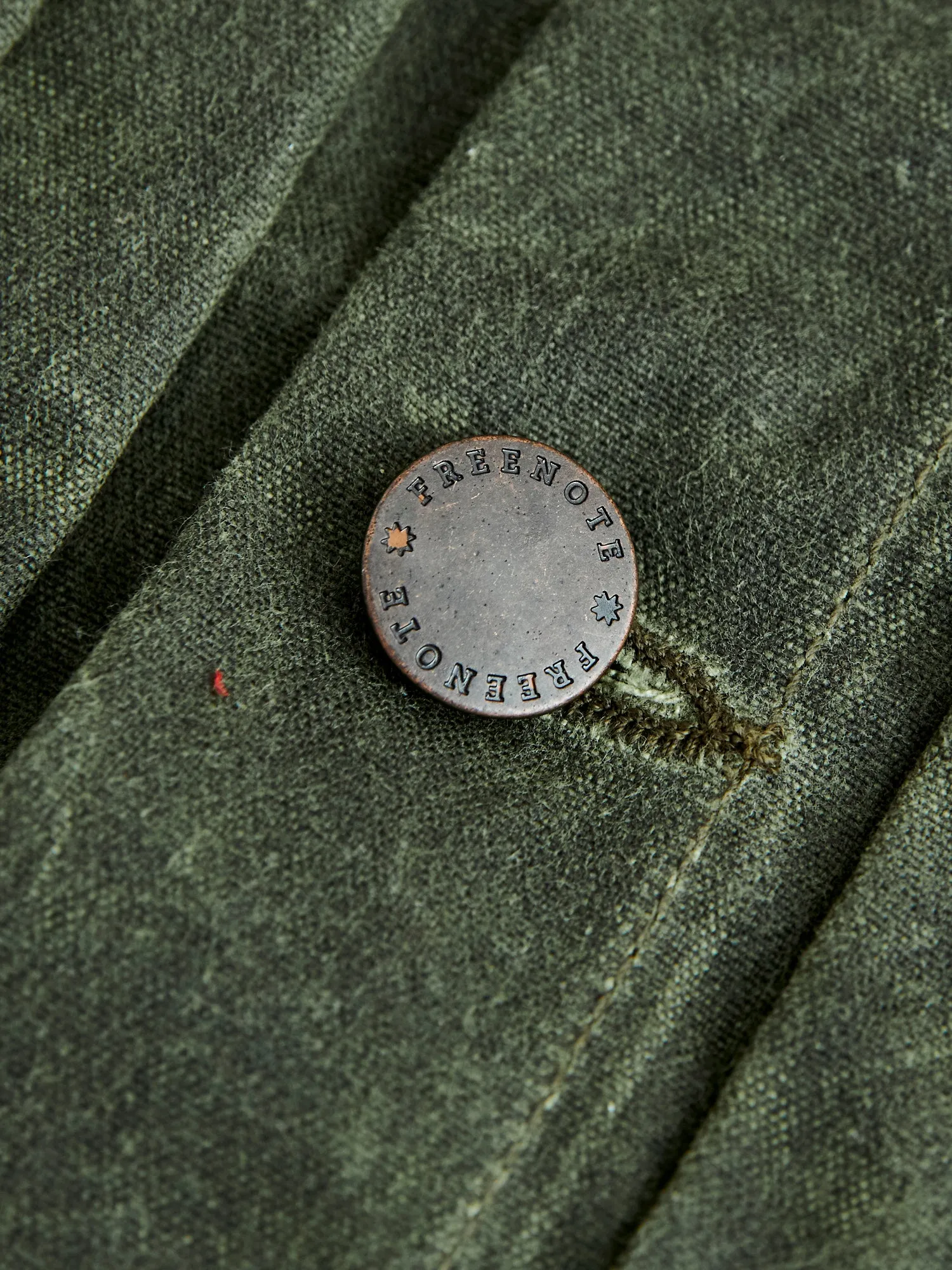 10oz Waxed Canvas Riders Jacket in Olive