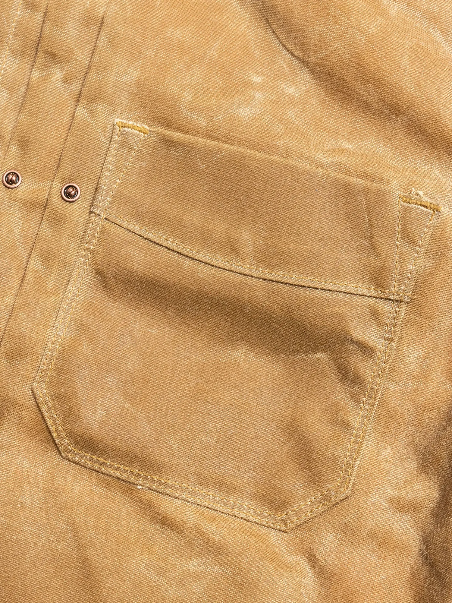 10oz Waxed Canvas Riders Jacket in Tobacco