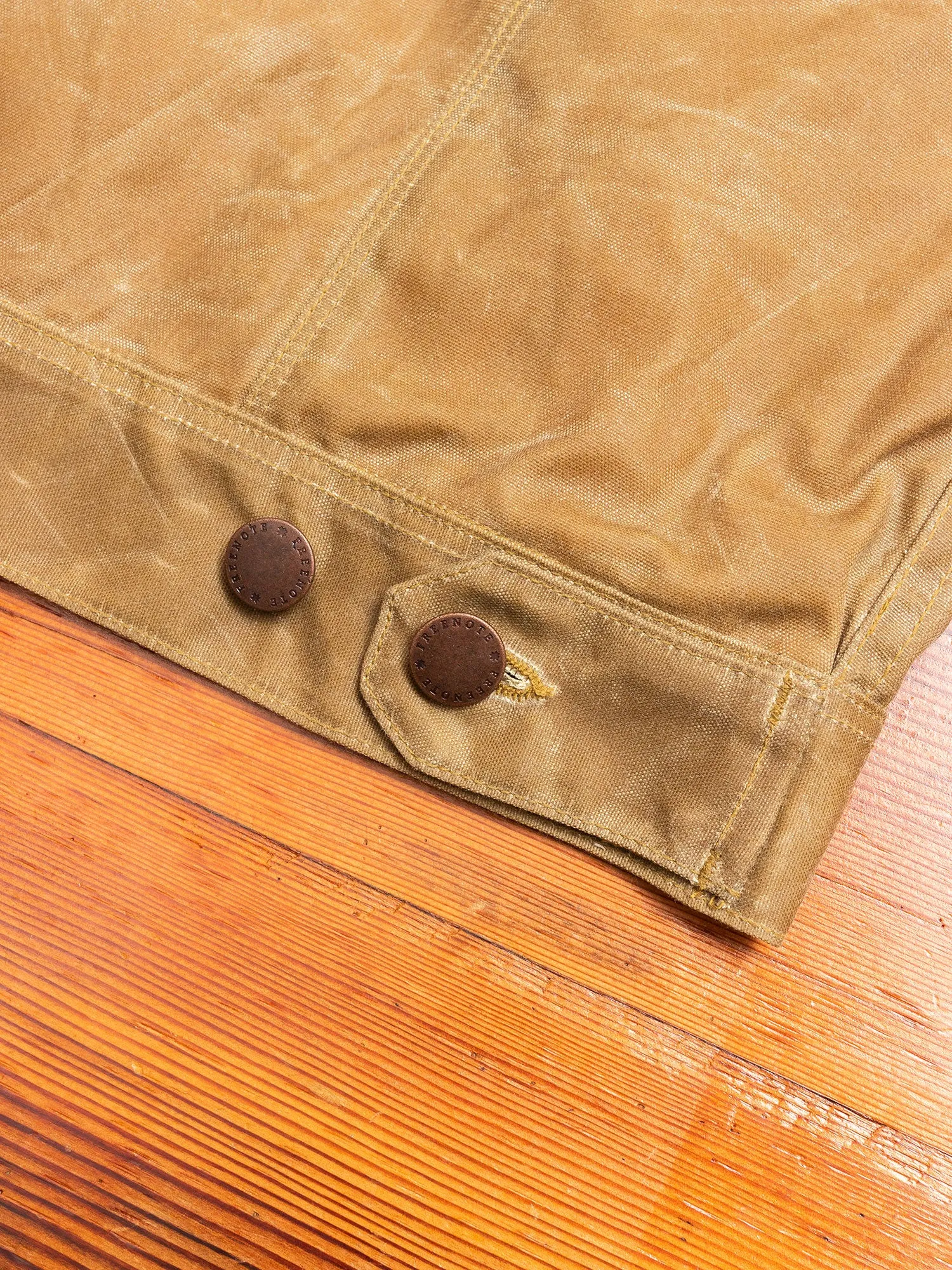 10oz Waxed Canvas Riders Jacket in Tobacco