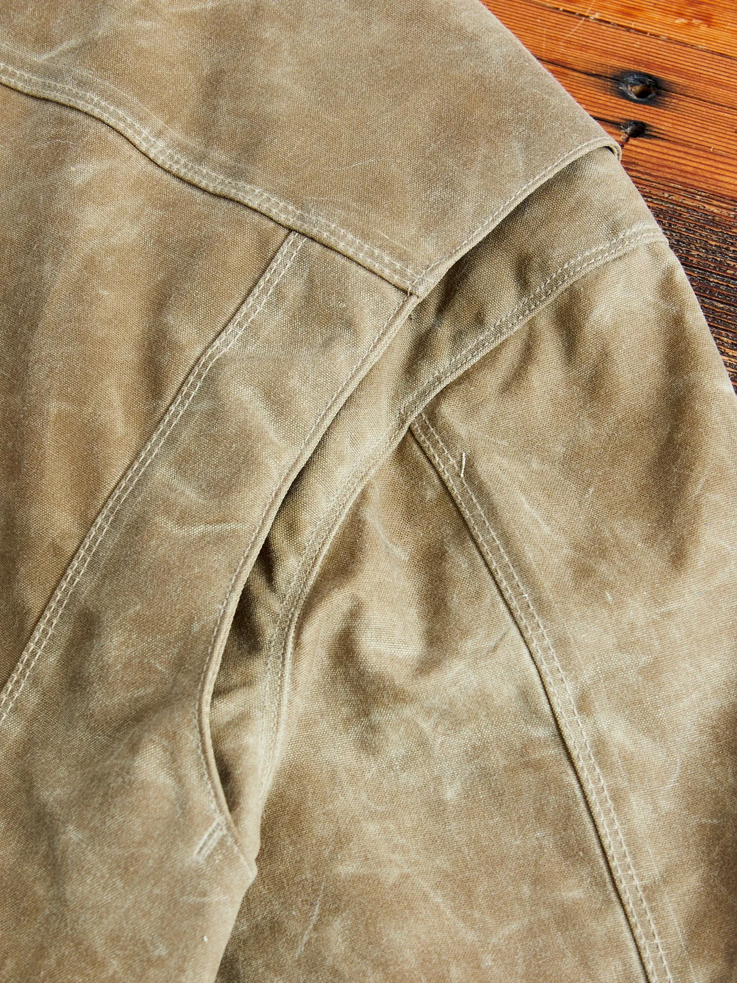 10oz Waxed Canvas Riders Jacket in Tumbleweed