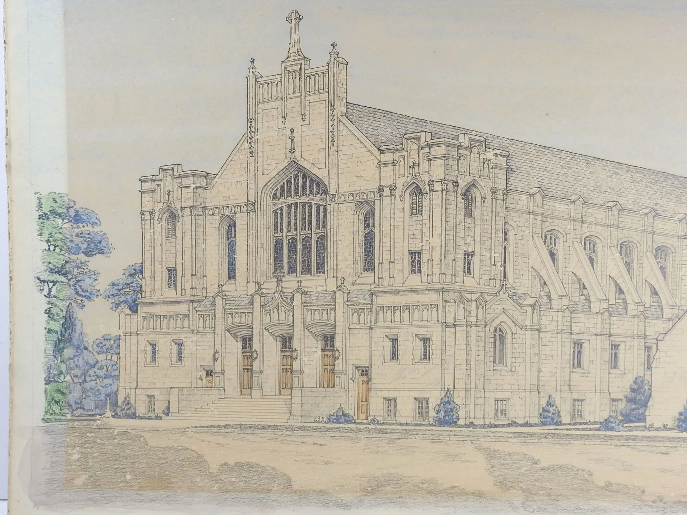 1930's Architectural Drawing Wichita