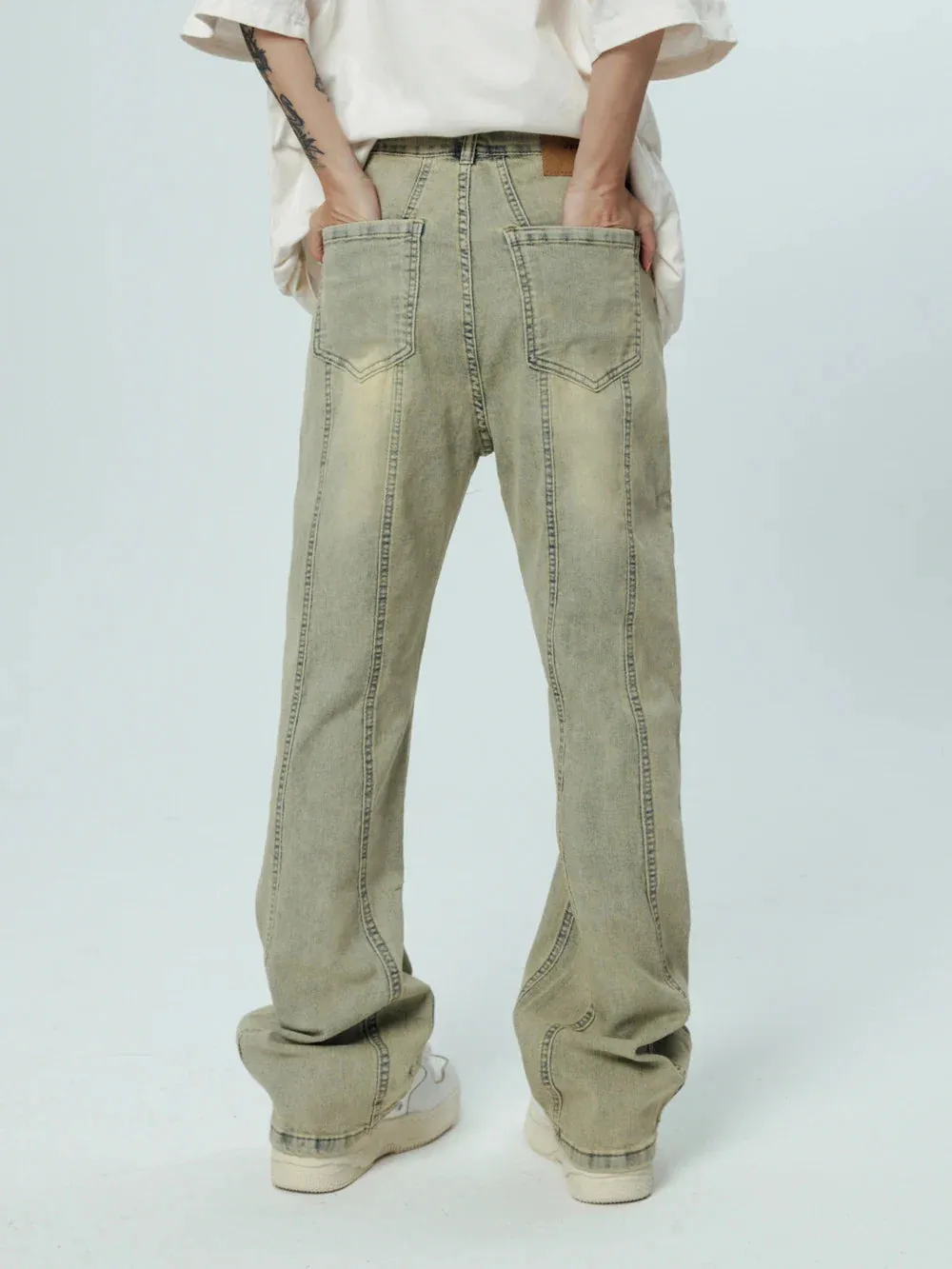 2024 Korean Baggy Graphic Y2K Jeans