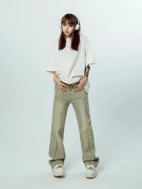 2024 Korean Baggy Graphic Y2K Jeans