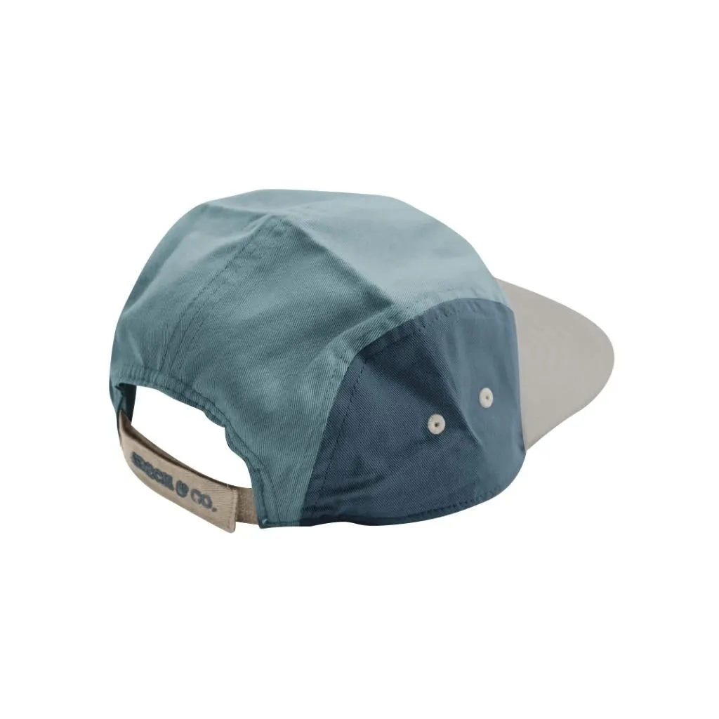 5 Panel Hat | Anti UV GOTS - Sky Blue, Desert Teal