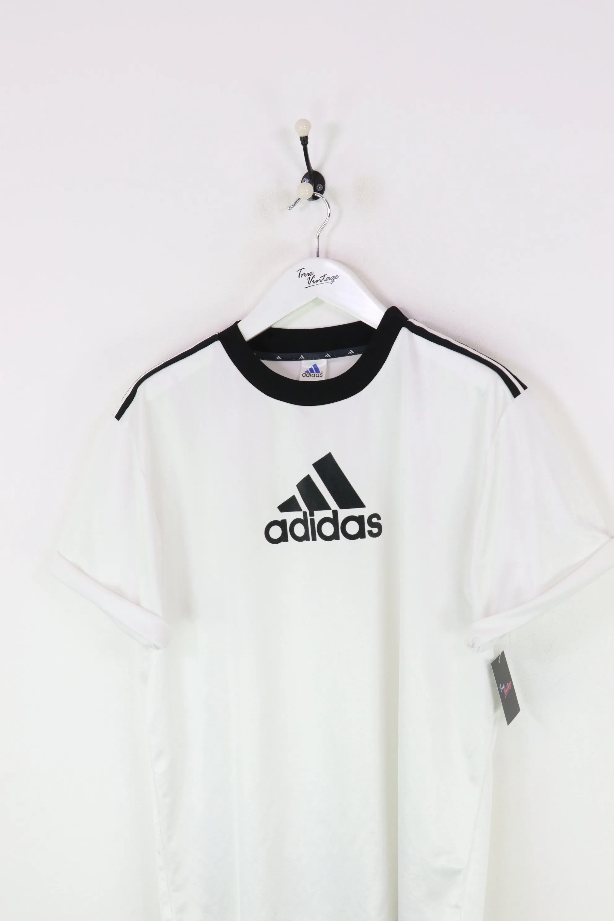 Adidas Football Shirt White XL