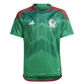 adidas - Kids' (Youth) Mexico 22 Home Jersey (HE8848)