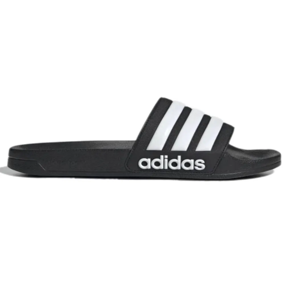 Adidas Men's Adilette Shower Slide (Core Black/Cloud White/Core Black)