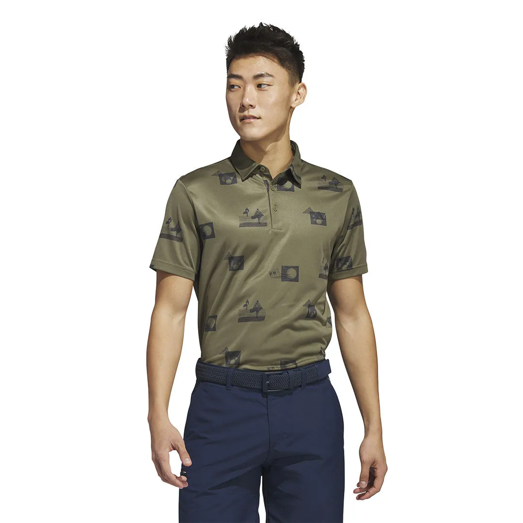 adidas - Men's Allover Print Polo (HR7999)