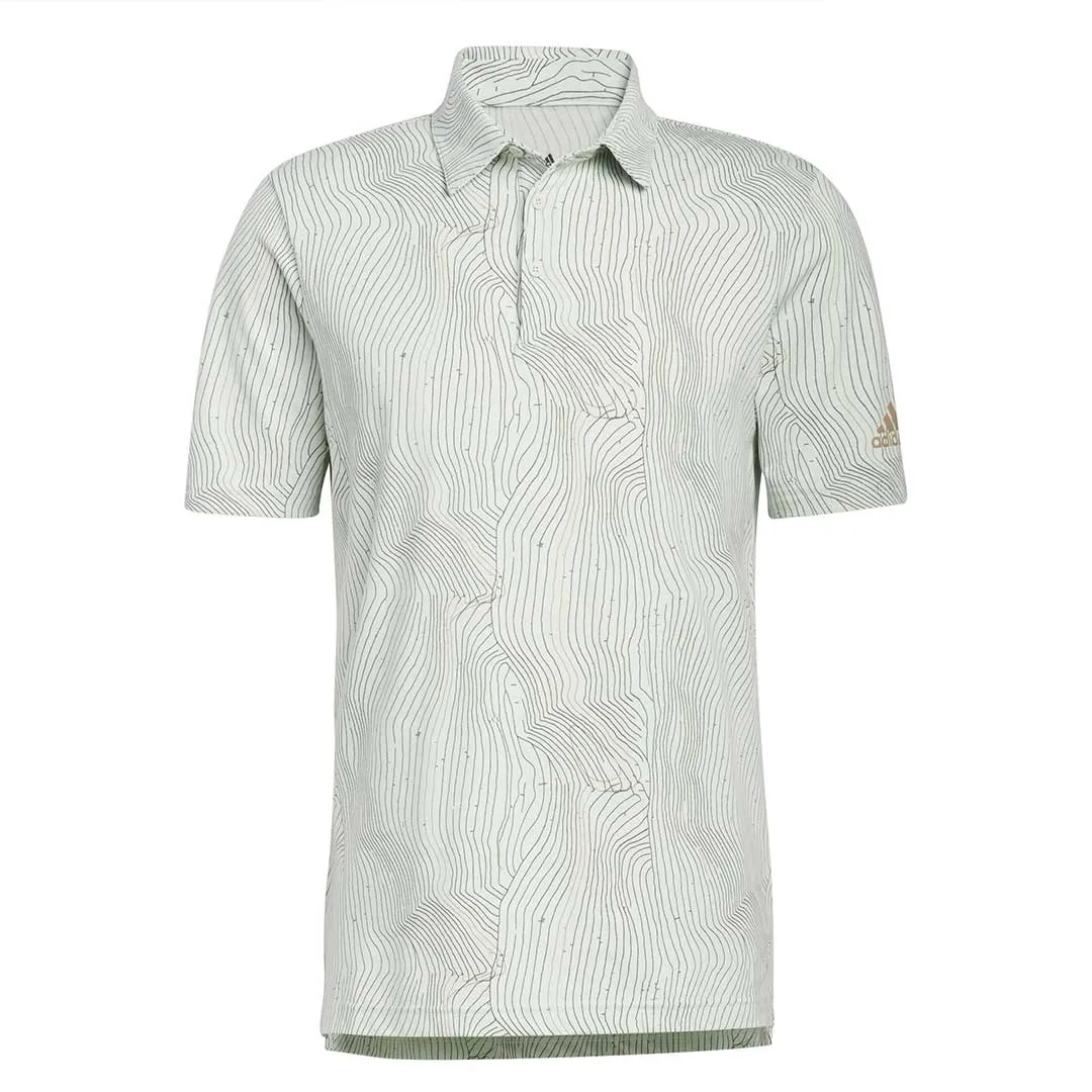 adidas Mens Course Map Golf Polo - High Performance (HF6604)