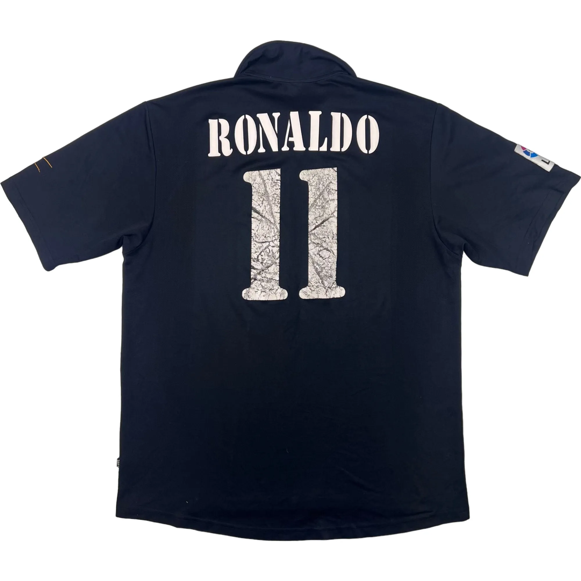 Adidas Real Madrid 2001-02  "Ronaldo 11" Away Shirt Black