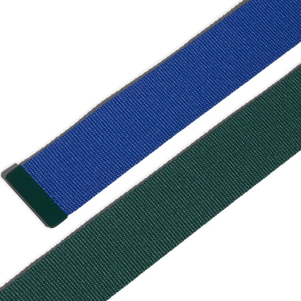 adidas Reversible Web Belt - Collegiate Green/Team Royal Blue