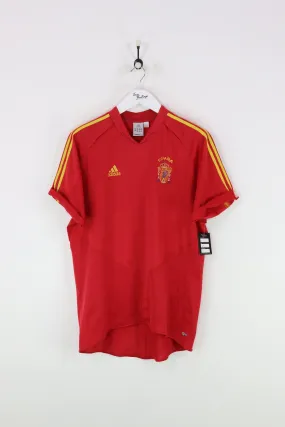 Adidas Spain Football Shirt Red XL