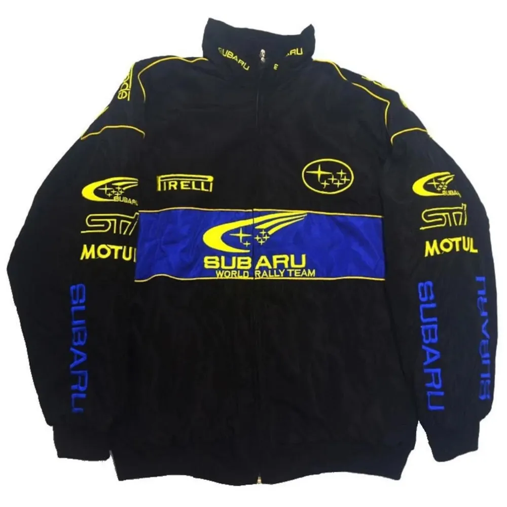 Adult F1 Vintage Racing Jacket - Subaru Jacket