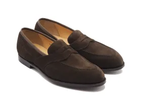 Alcaston Dark Brown Calf Suede