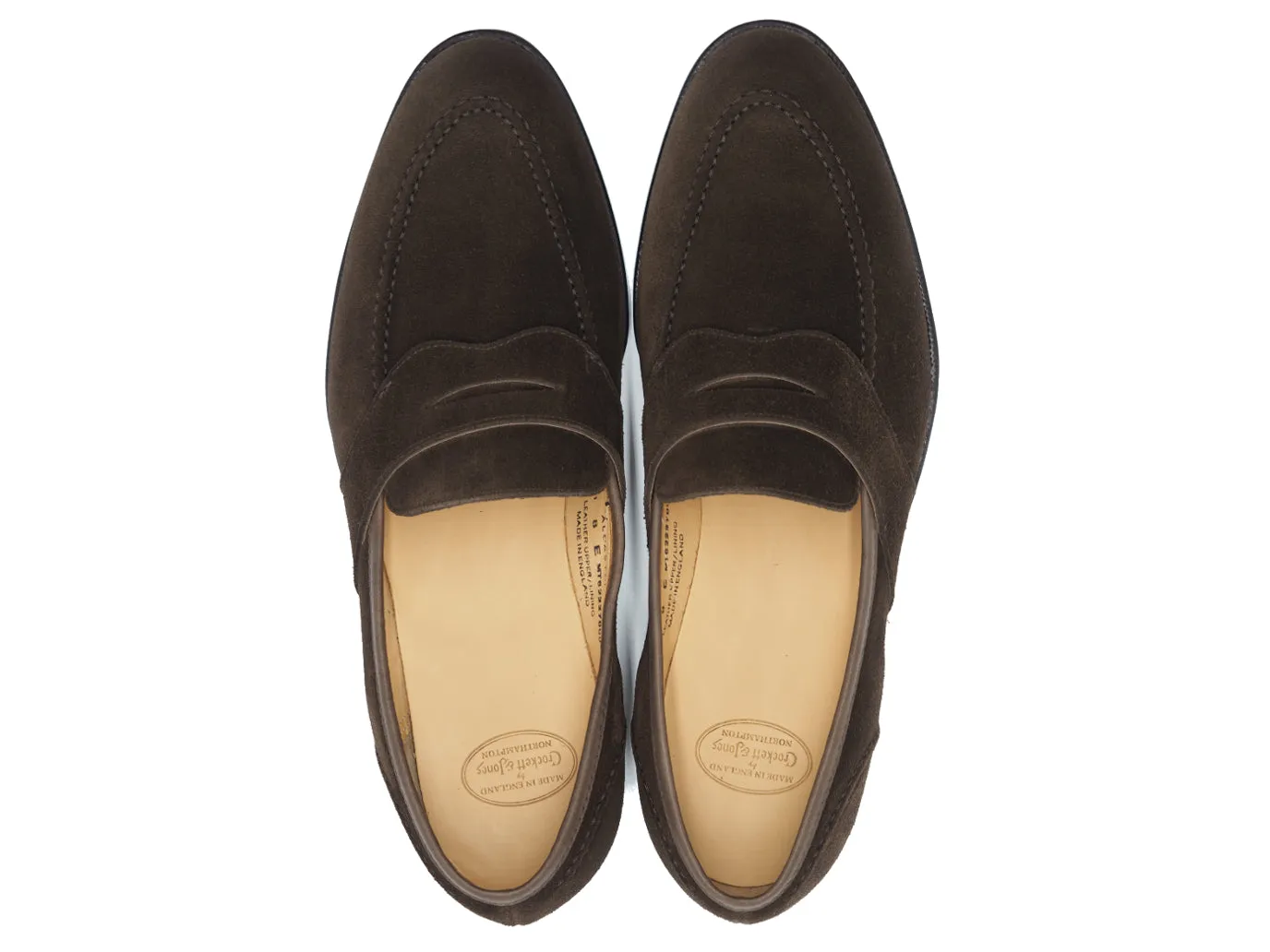 Alcaston Dark Brown Calf Suede