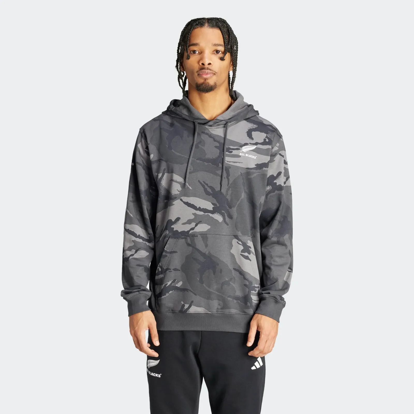 All Blacks 2024/25 Adult Camouflage Hoodie Rugby Union by adidas