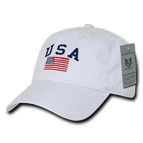 America USA Flag Classic Dad Hats - A03