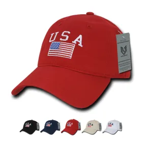 America USA Flag Classic Dad Hats - A03