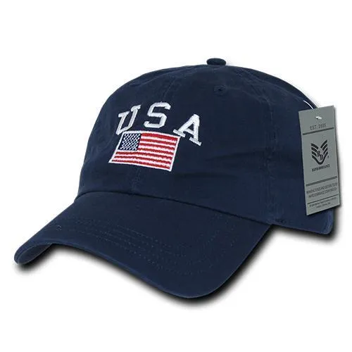 America USA Flag Classic Dad Hats - A03