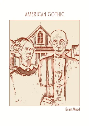 American Gothic – Grant Wood