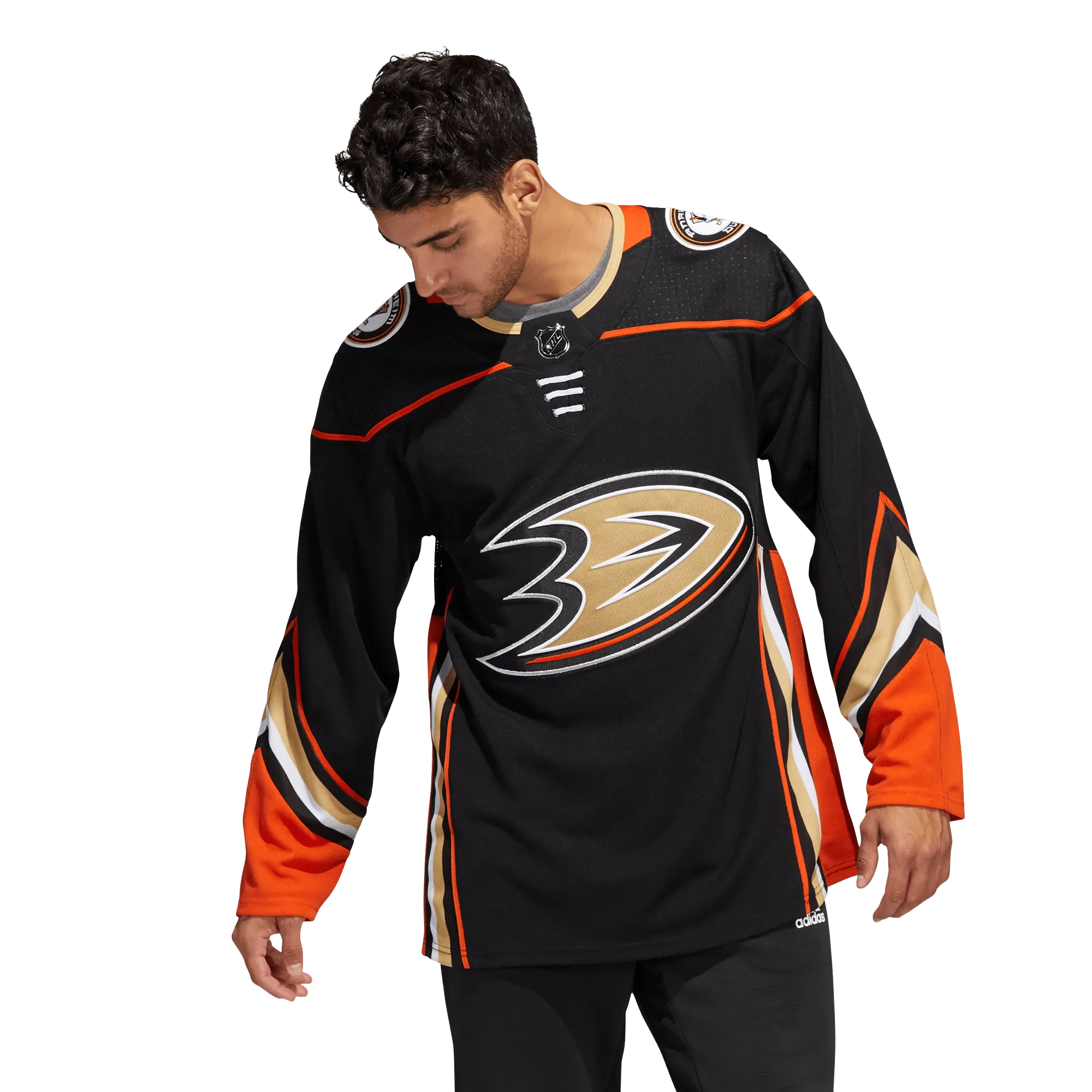 Anaheim Ducks Home Adidas PrimeGreen Senior Jersey