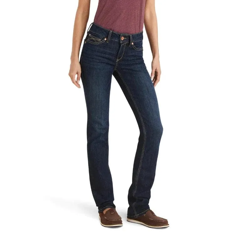 Ariat Jeans Womens Real Perfect Rise Straight Leg (10043145)