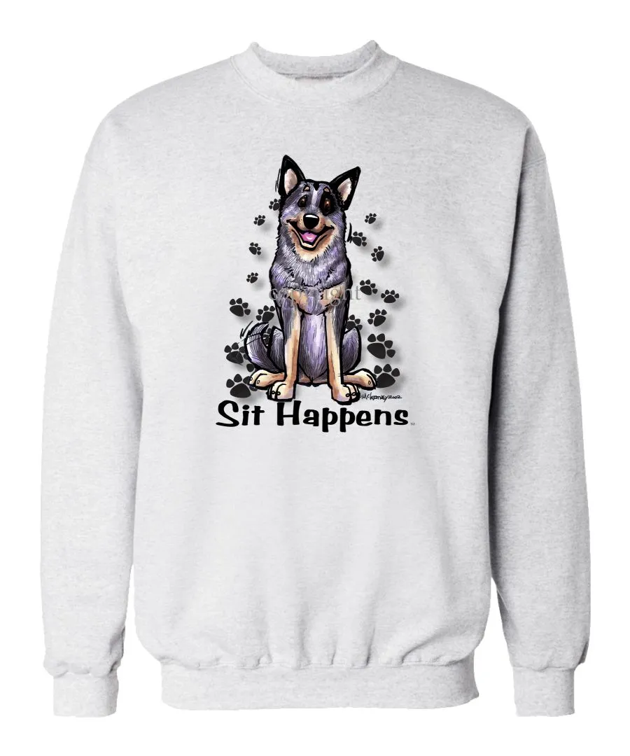 Australian Cattle Dog - Sit Happens - Sweatshirt