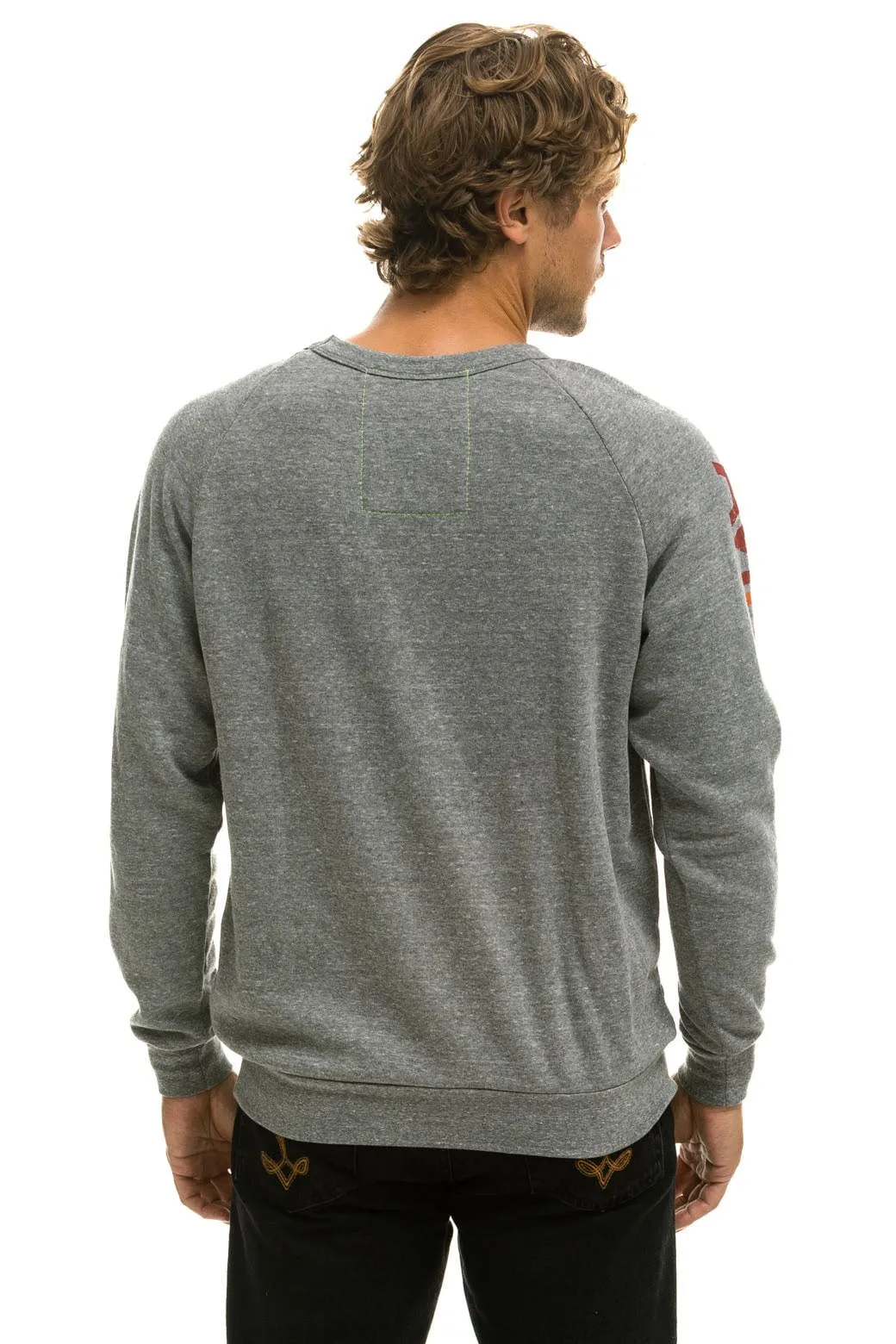 AVIATOR NATION MIAMI  SWEATSHIRT - HEATHER GREY