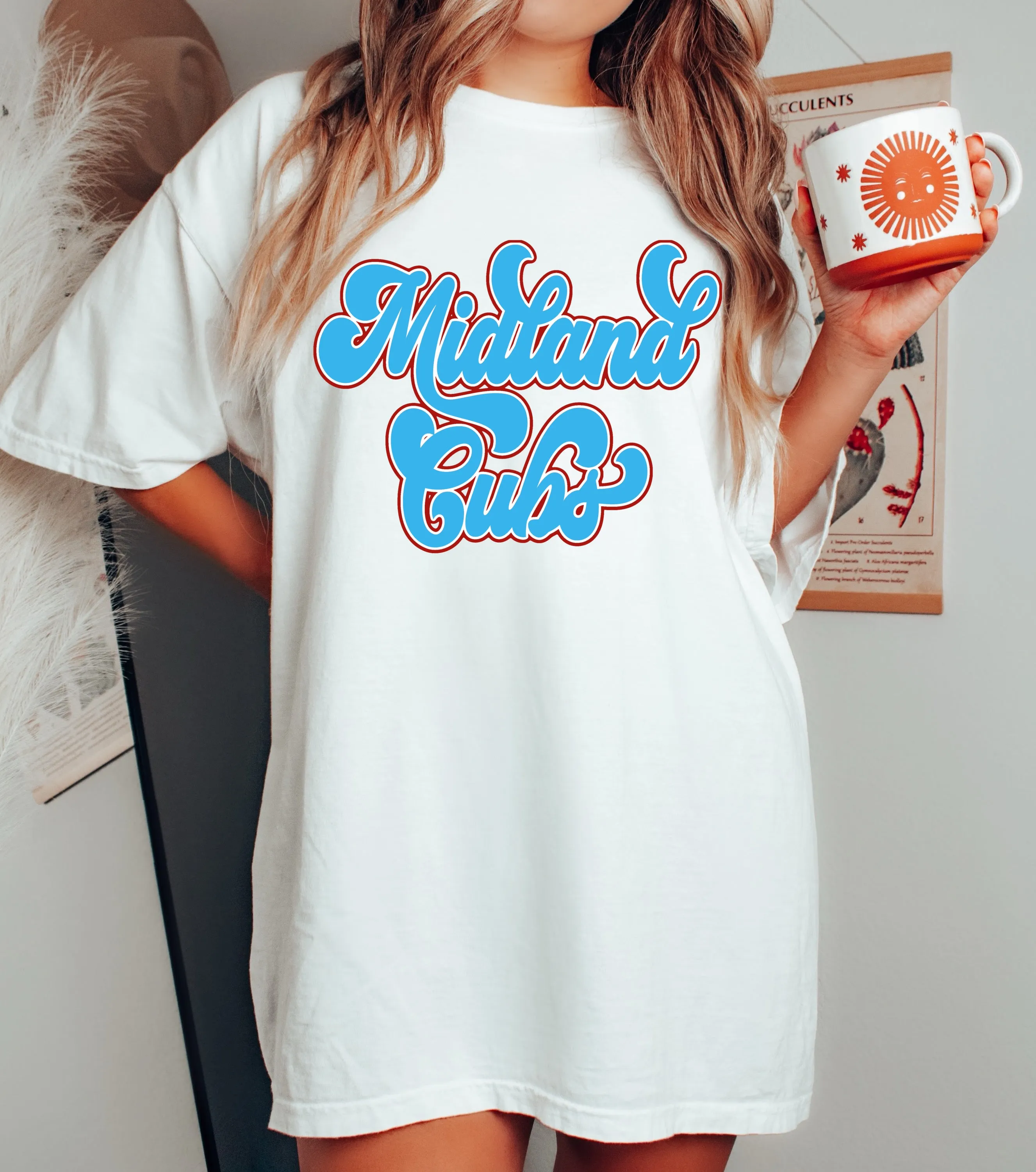 Bella Canvas or Comfort Colors Midland Cubs Shirt in Script