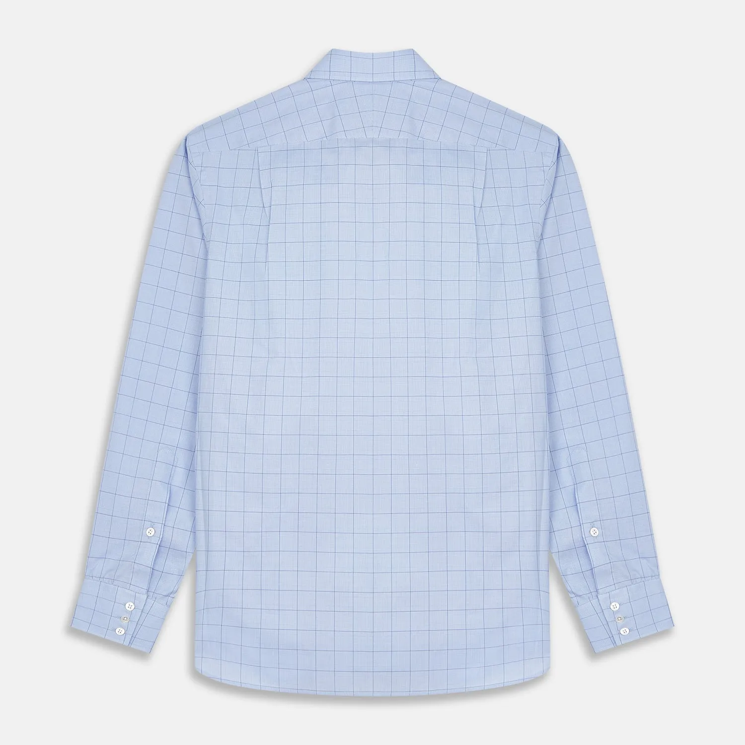 Blue Prince of Wales Check Mayfair Shirt