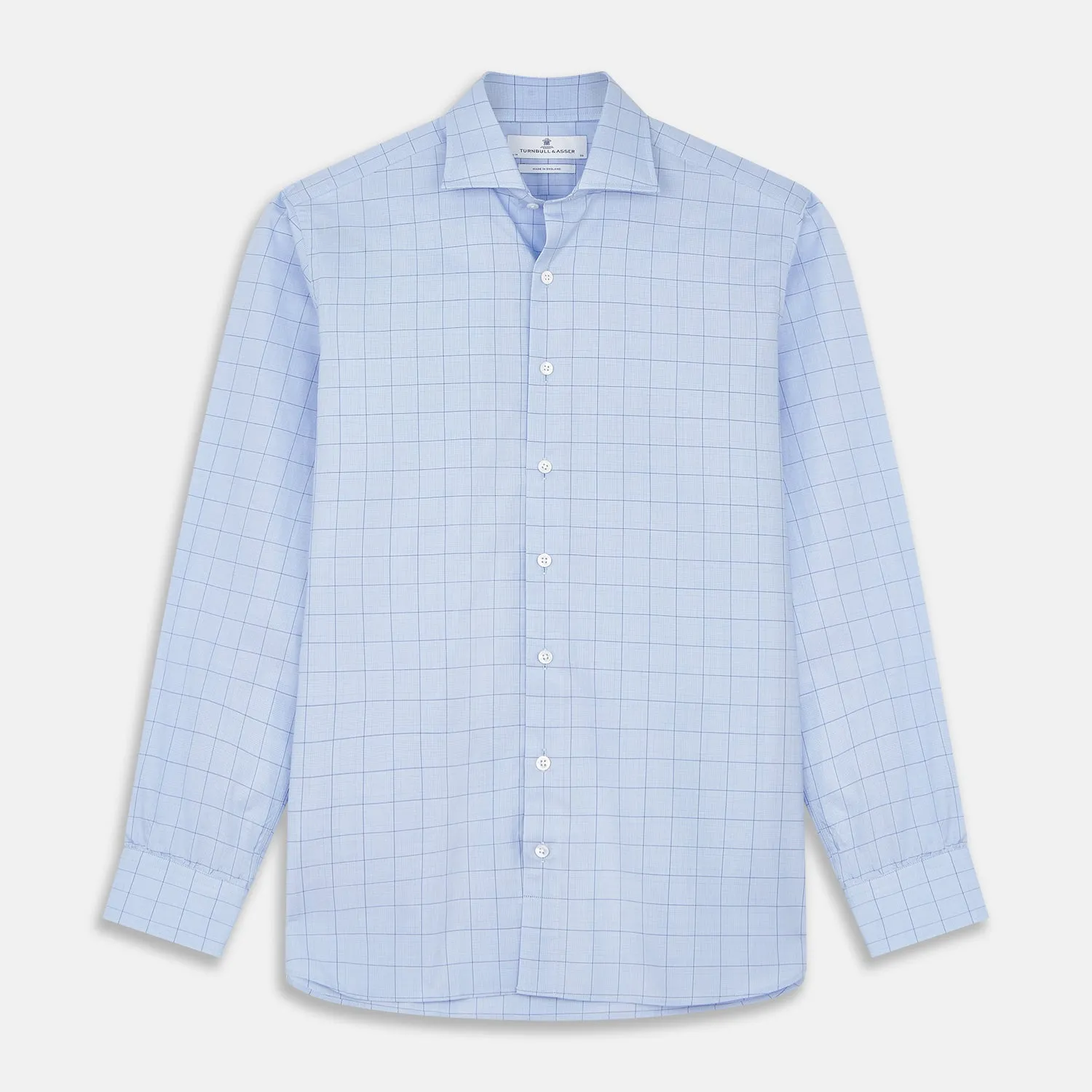 Blue Prince of Wales Check Mayfair Shirt