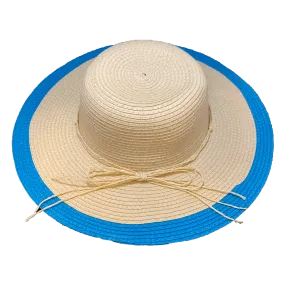 Blue Trim Summer Hat