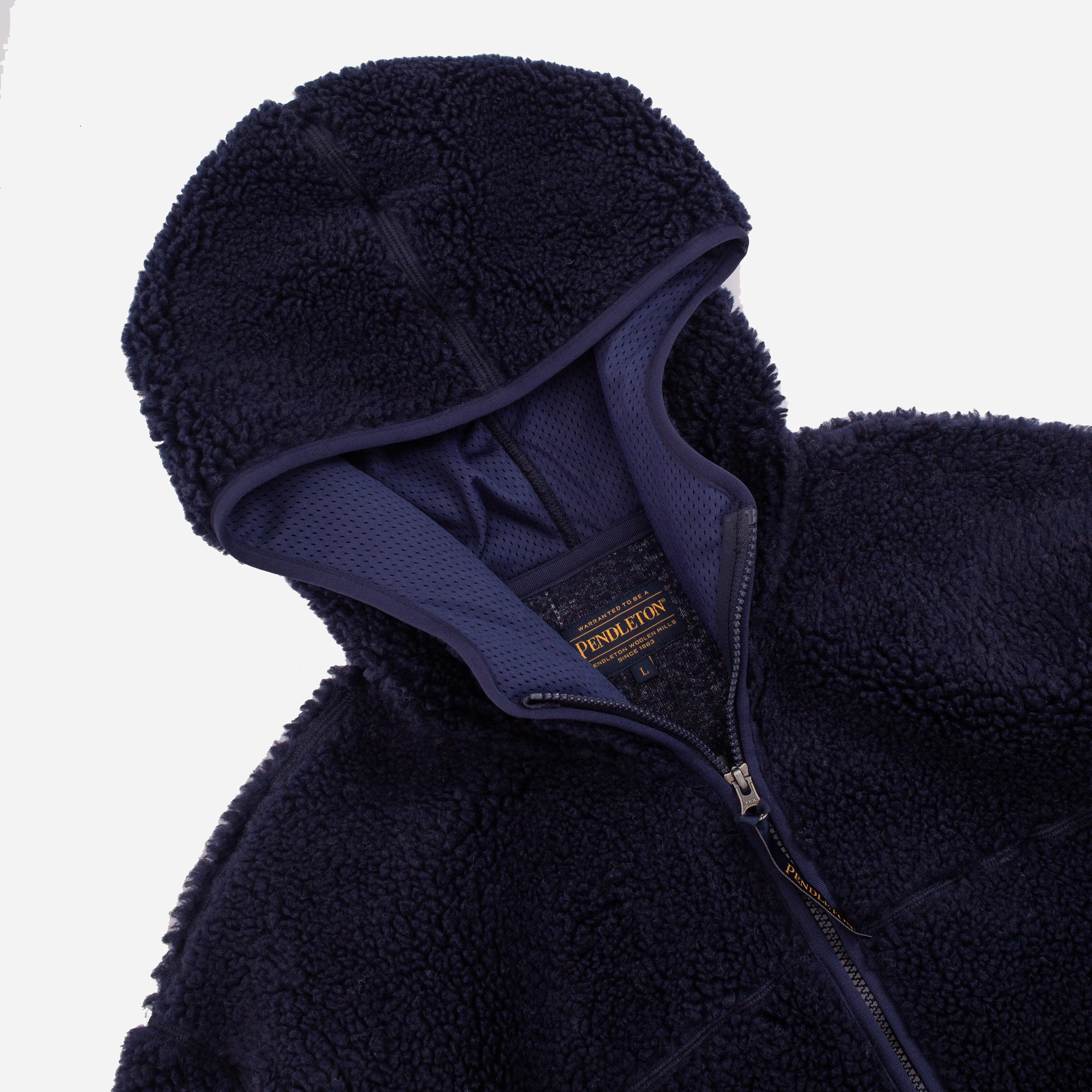 BOA SHERPA FLEECE HOODIE - NAVY HARDING