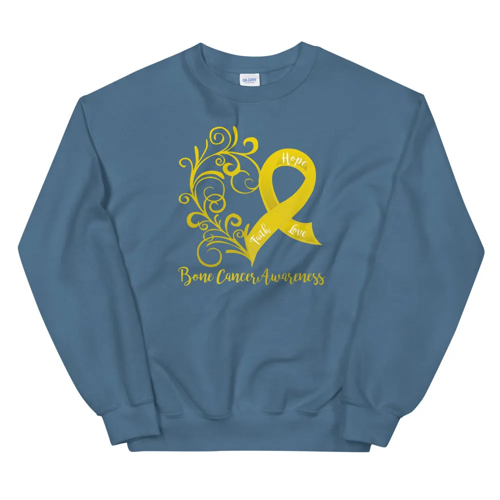 Bone Cancer Awareness Sweatshirt (Several Colors Available)