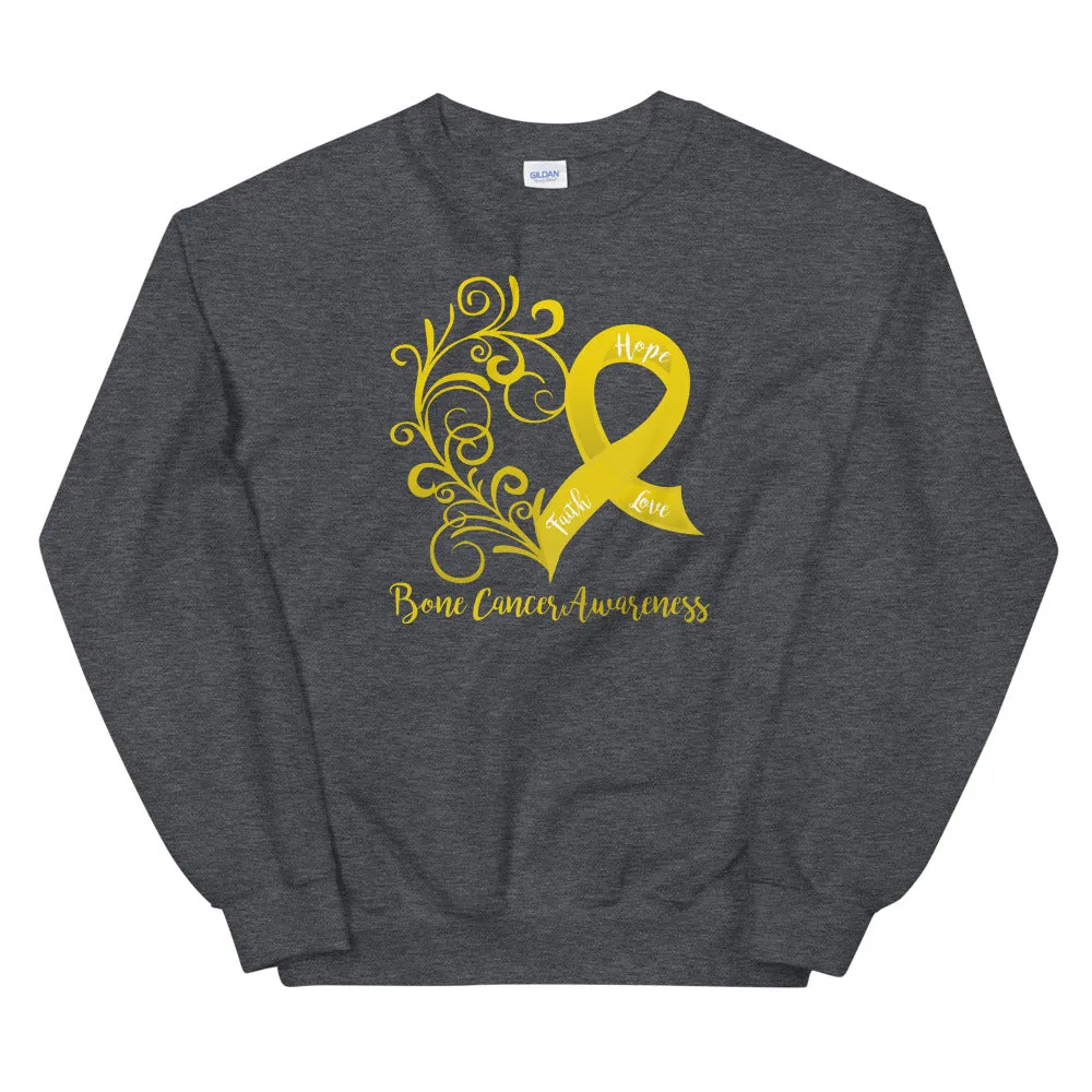 Bone Cancer Awareness Sweatshirt (Several Colors Available)