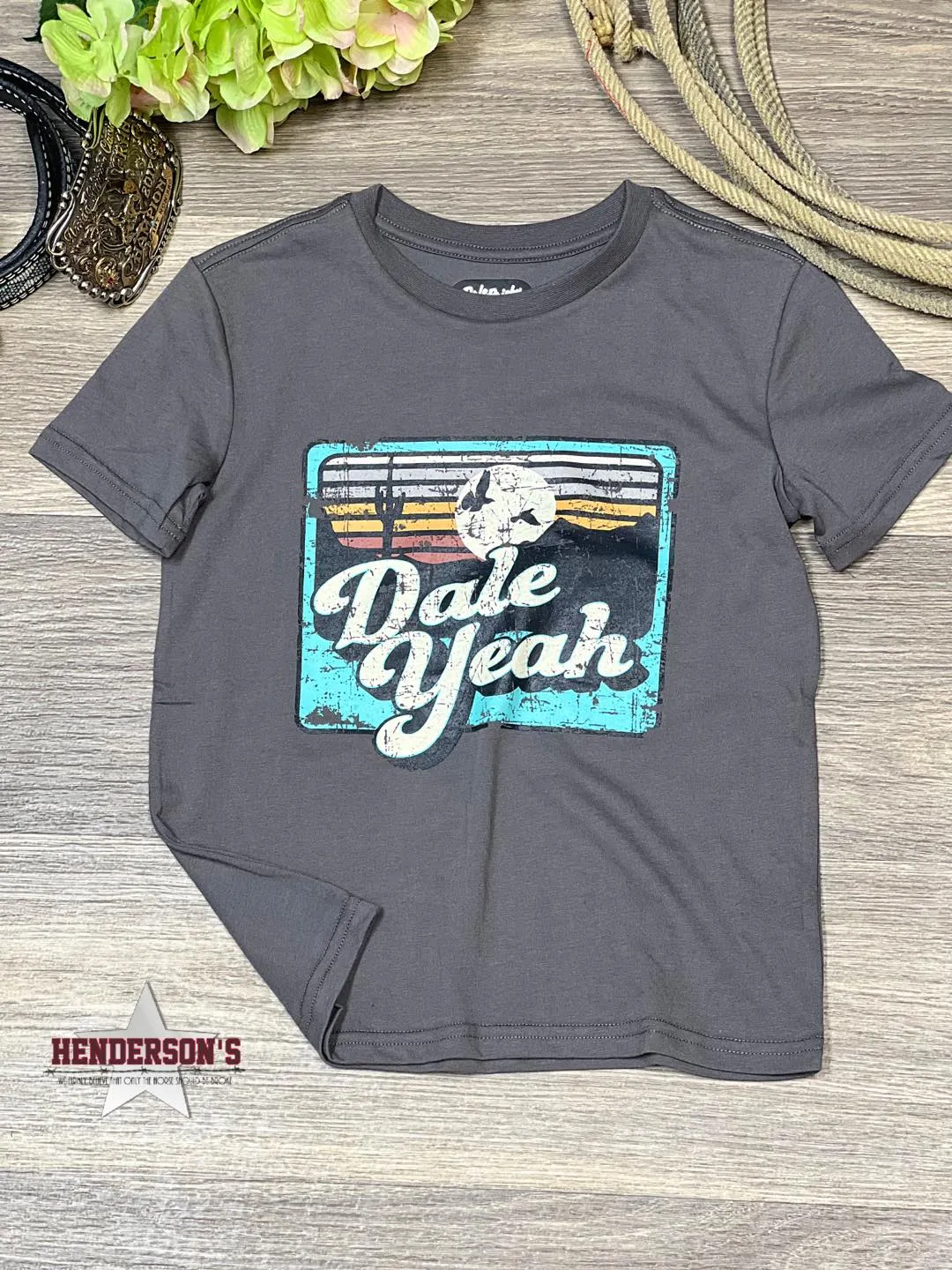 Boy's Dale Yeah Tee ~ Charcoal