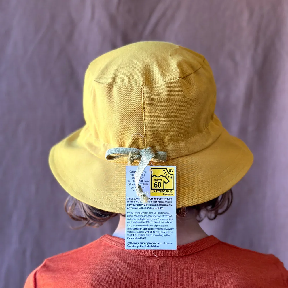 Bucket Hat in 100% Organic Cotton - UV60  (9m-8y )