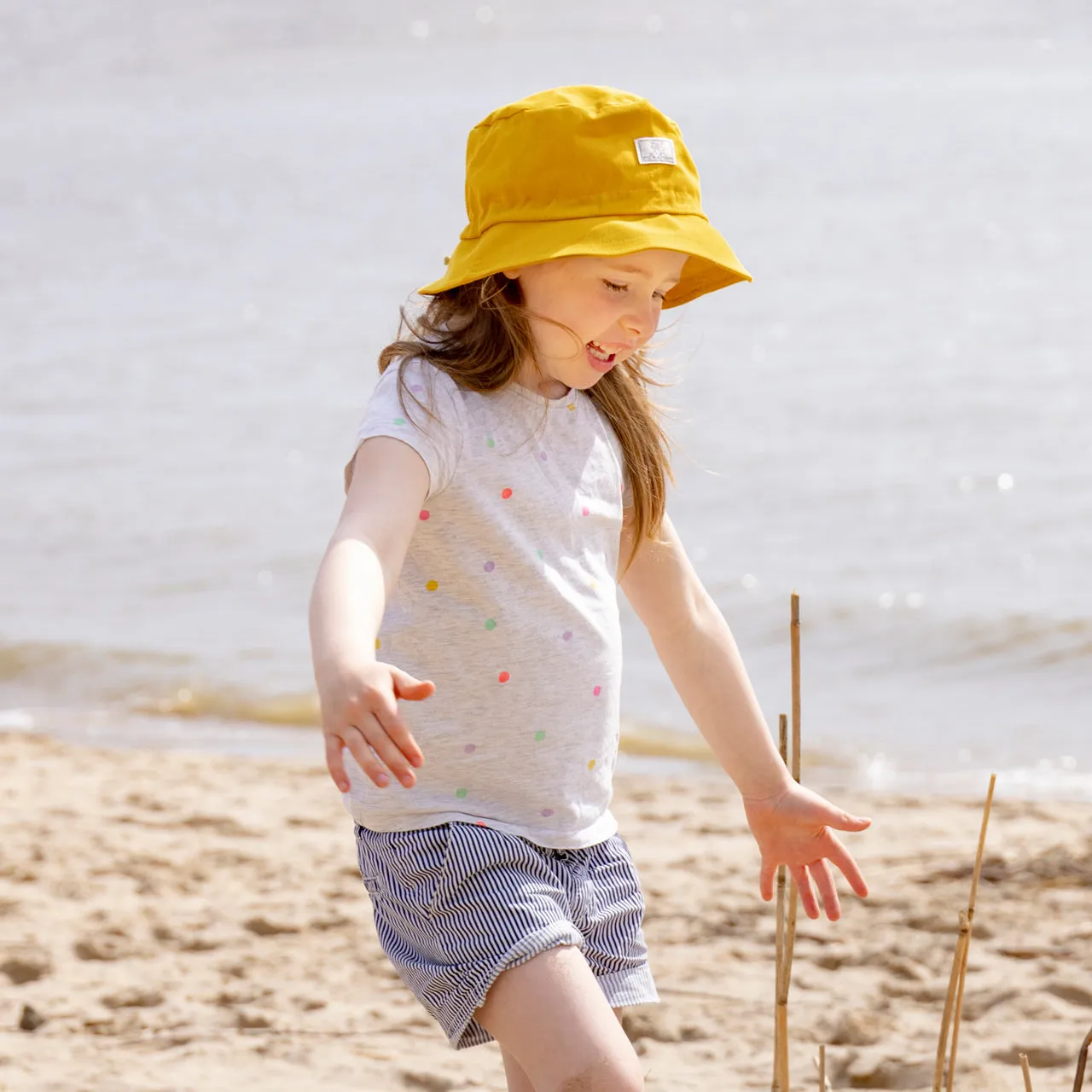 Bucket Hat in 100% Organic Cotton - UV60  (9m-8y )