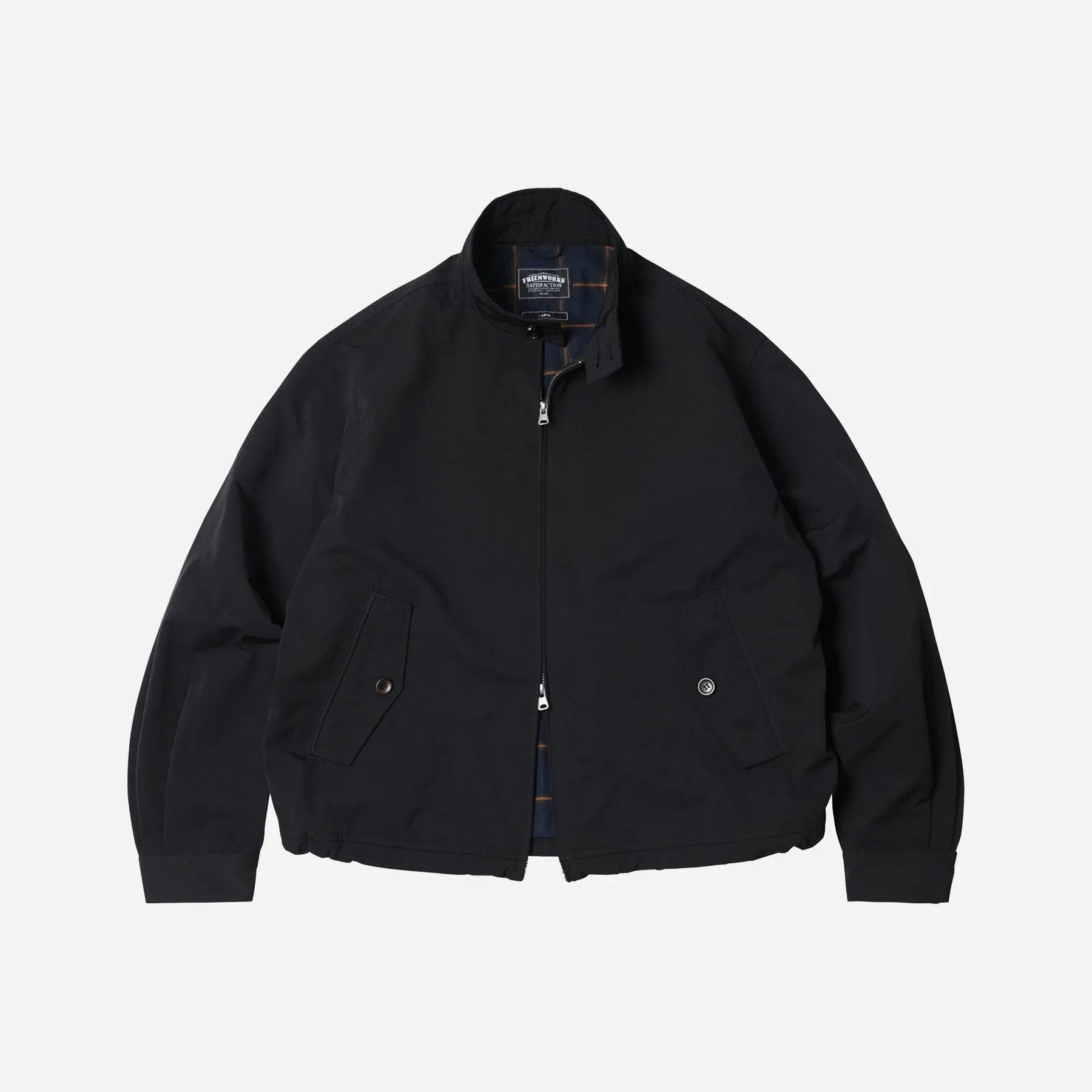 BUDDY HARRINGTON JACKET - BLACK