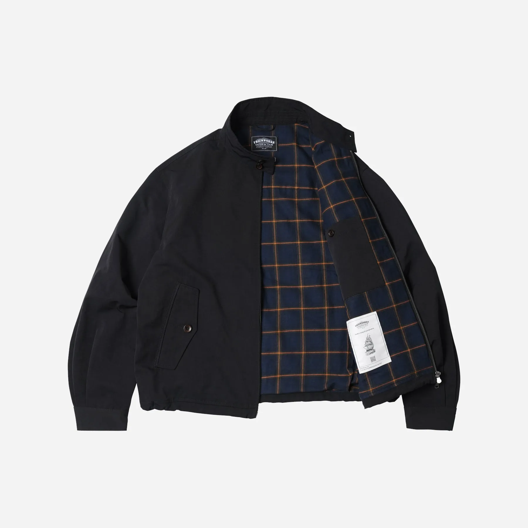 BUDDY HARRINGTON JACKET - BLACK