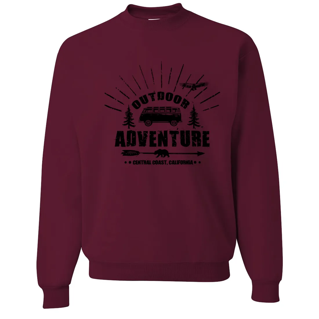 California Outdoor Adventure Crewneck Sweatshirt