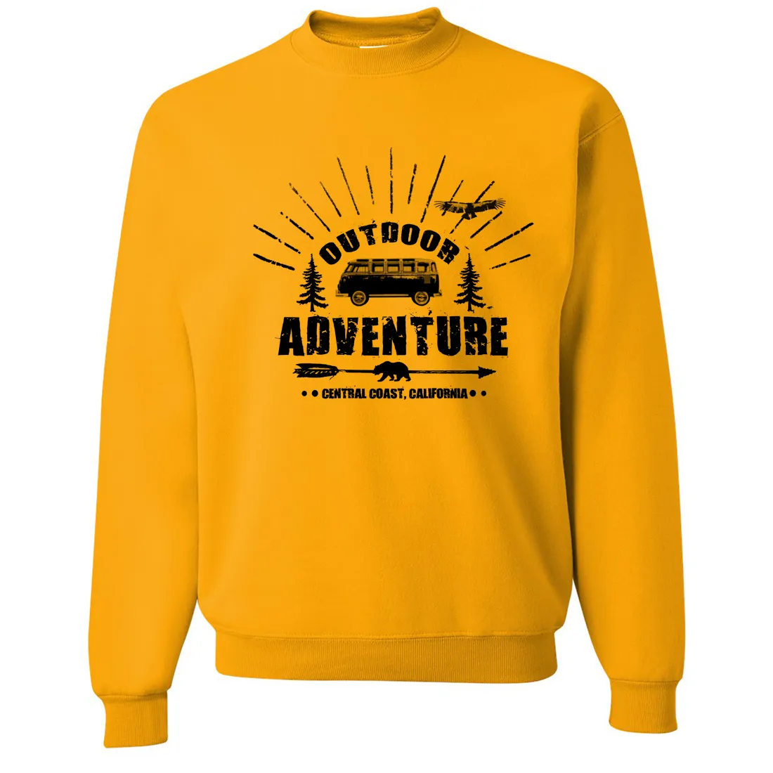 California Outdoor Adventure Crewneck Sweatshirt