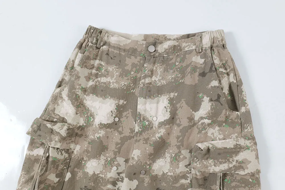 Camouflage | Multiple Pockets Cargos