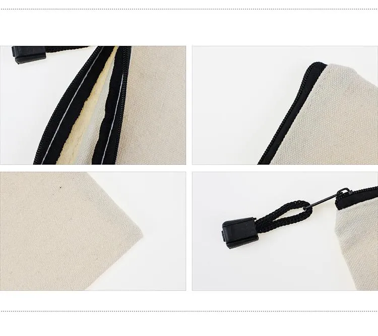 Canvas Zip Pencil Case