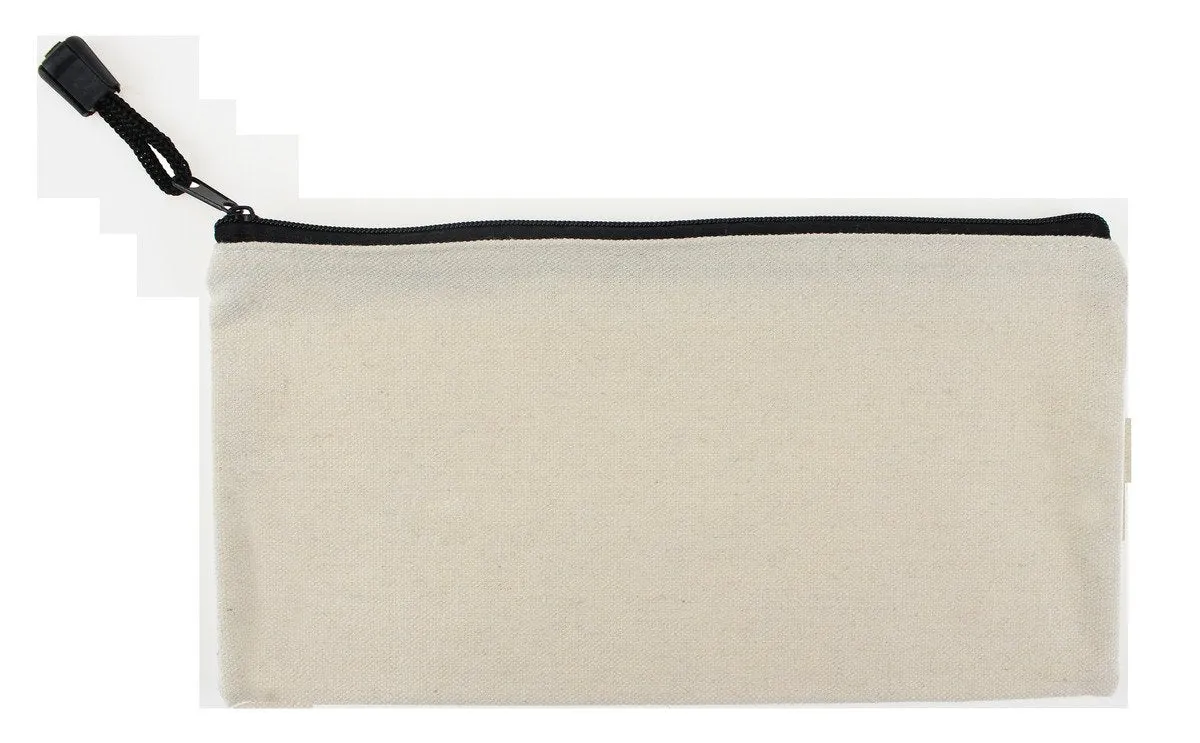 Canvas Zip Pencil Case