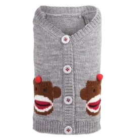 Cardigan Sweater | Sock Monkey