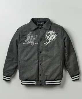 Cherub Varsity Jacket - Grey