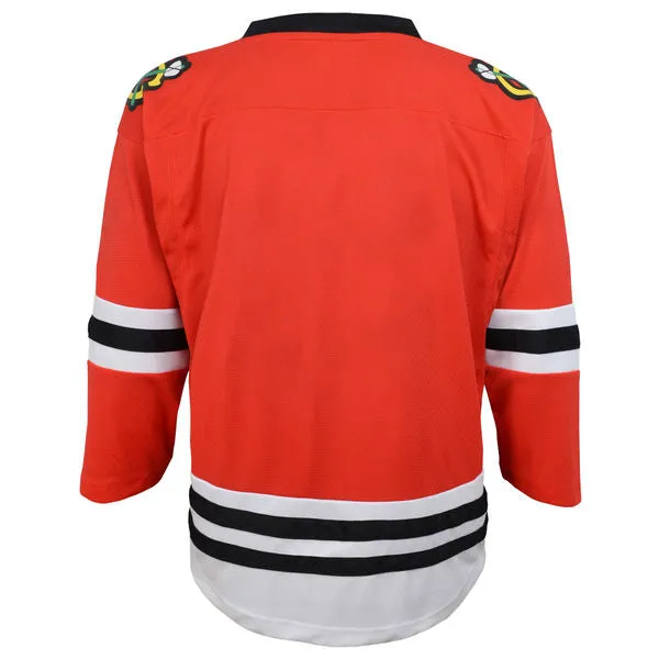 Chicago Blackhawks Red Premier Toddler Ages 2 to 4T - Blank Hockey Jersey