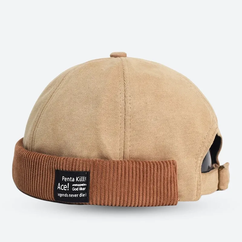 Corduroy Skull Cap