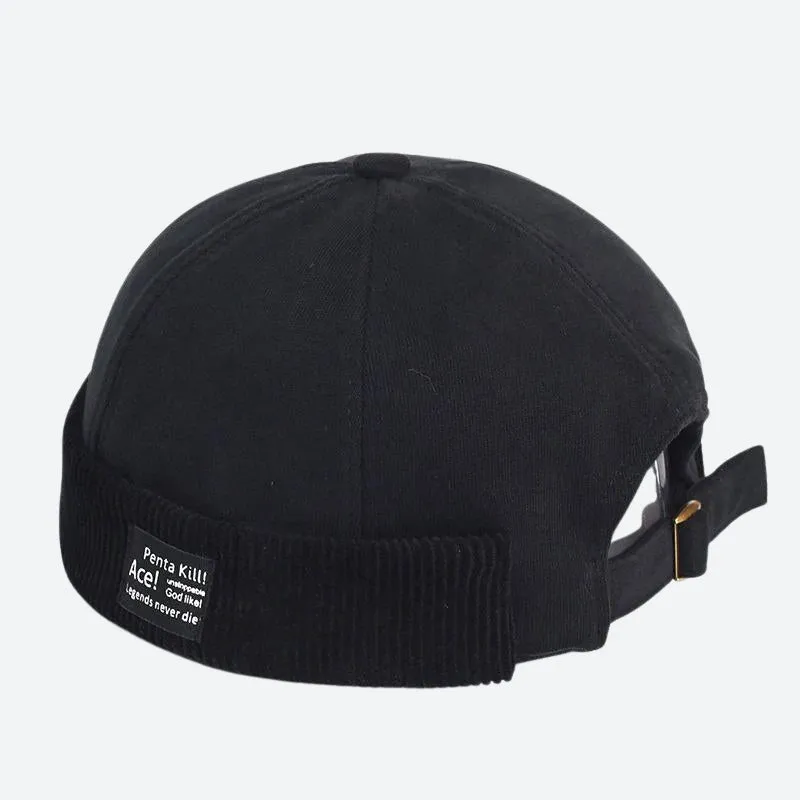 Corduroy Skull Cap